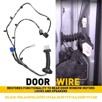 Задняя дверь справа для жгута проводов 1500 Dodge Ram 2500 3500 4500 5500 2004-2010 - Изображение 1 из 4