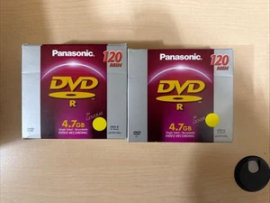 Panasonic DVD R 4.7GB 120 Min Single Sided Recordable Disc Lot 10 Factory Sealed - Afbeelding 1 van 1