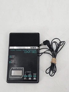 Vintage Aiwa CM-90 Stereo Condenser Microphone Surface Pickup Mic Original Rare! - Picture 1 of 7
