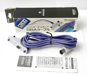 Nintendo GameCube Game Boy Advance Link Cable DOL-011 Official Boxed CIB - Picture 1 of 8