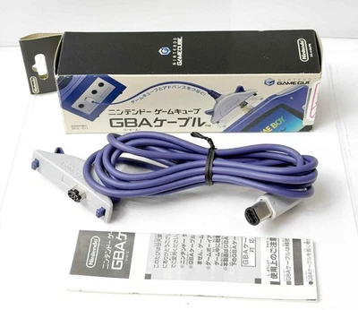 Nintendo GameCube Game Boy Advance Link Cable DOL-011 Official Boxed CIB - Image 1 of 4