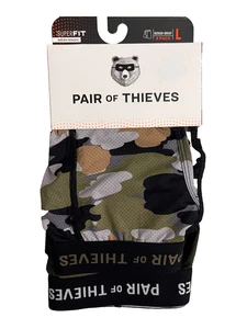 NWT~ Pair of Thieves sz L Boxer Briefs 2 pk Superfit Magic Mesh Green Camo 7-77 - Picture 1 of 15