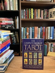 1986 1ST US EDITION/ 1ST PRINT Juliet Sharman-Burke COMPLETE BOOK OF TAROT -HCDJ - Picture 1 of 10