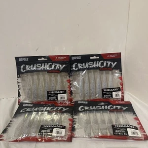 (4) Rapala CCFLD4BPH Crush City Freeloader 4,25" Blue Pearl Holo Duft 4 Packungen - Bild 1 von 4