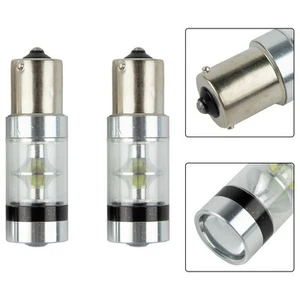 Reliable Performance 2PCS 100W LED Stop Reverse Light Bulbs 1156 BA15S - Picture 1 of 24