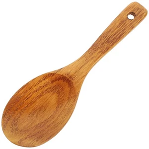 Arrocera Cuchara Pala para Servir Cocina Cucharas de Madera Cucharas Cocidas - Imagen 1 de 12