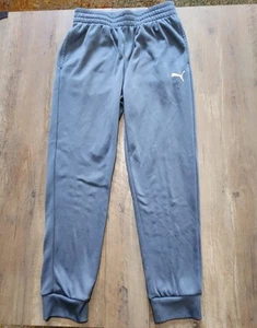 Puma Gray Tapered Sweatpants Youth L (10/12) - Picture 1 of 2