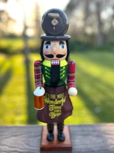Wunderbare Zeit für Bier Nussknacker St. Patricks Day oder Weihnachtsdeko Geschenk - Bild 1 von 8