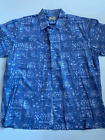 Tranquility Shirt Men's Extra Large Hawaiian Floral Button Down