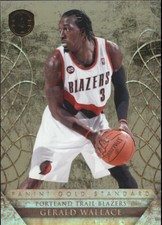 2010-11 Panini Gold Standard Blazers Basketball Card #121 Gerald Wallace/299
