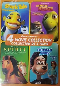 DreamWorks 4 Movie Collection (Shark Tale/Over the Hedge/Spirit/Flushed Away) DV - Picture 1 of 1