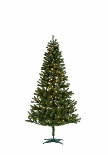 Home Nordland Pre-Lit Christmas Tree - Green