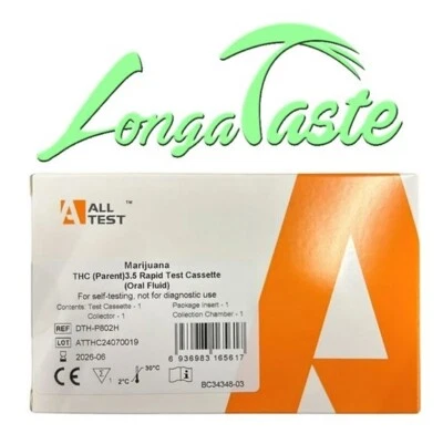 10x THC Speichel Schnelltest positiv ab 3,5 ng/ml Cannabis THC Speicheltest - Bild 1 von 2