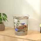 Anti-falling Plastic Fish Tank Oval/Square Round Goldfish Tank  Home