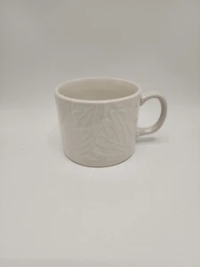 Gibson "Leaf - White" Soup Mug - 3 1/4 Inch - Mint Condition - Picture 1 of 5