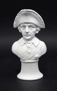9942543-d Porzellan Büste Alter Fritz weiß Bisquit Wagner & Apel H15cm - Picture 1 of 4