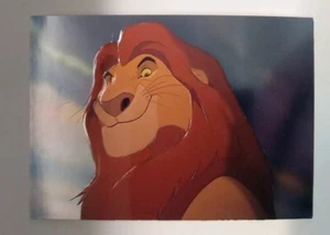 MUFASA Lion King 1994 Series 1 Foil-Embossed Trading Card #F2 Disney FREE SHIP! - Picture 1 of 2