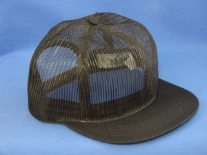 High Crown - Trucker Hat - Black All Mesh - K Brand K Products - US Assembled - Picture 1 of 2