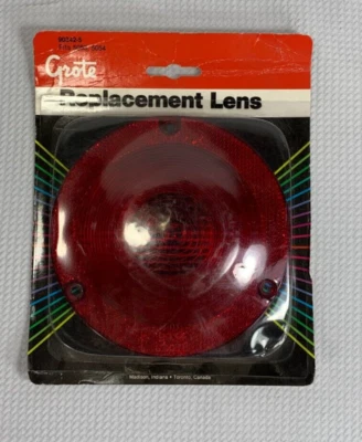 Lente de substituição Grote 90342-5 vermelha para luz de folga de marcador nova na caixa - Imagem 1 de 3