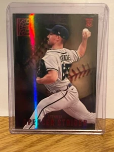2022 Panini Capstone Spencer Strider RC Red Parallel #38 Atlanta Braves - Picture 1 of 2