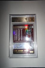 2015 NBA Hoops Hot Signatures Karl-Anthony Towns BGS 10 PRISTINE Rookie Auto RC