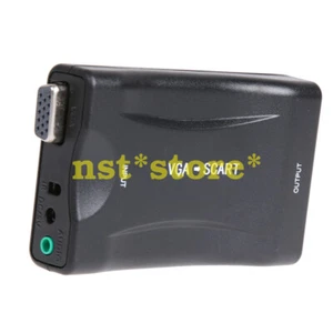 1 Stck. DC 5 VGA zu Scart Konverter Video Konverter Adapter mit - Bild 1 von 4