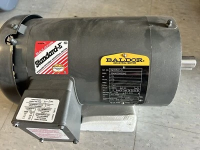 VM3611T-5, Baldor 3 hp, general purpose motor, 3ph - Image 1 of 4