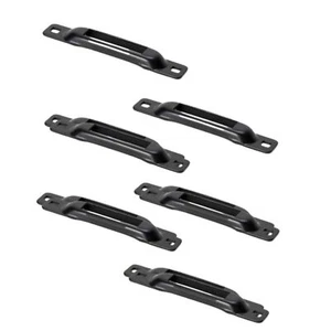 Ranura única E-Track DC Cargo, recubierta de polvo negro, paquete de 6 - Imagen 1 de 9