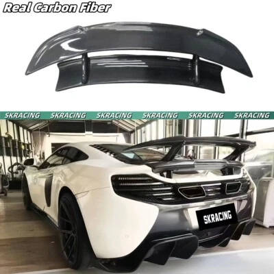 ALERÓN MALETERO TRASERO FIBRA CARBONO REAL NUEVO ESTILO PARA MCLAREN MP4-12C 650S Foto 1 de 4