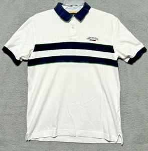 Tommy Hilfiger Mens L Polo Shirt Preppy Y2K Academia Collegiate - Picture 1 of 9