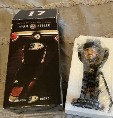 RYAN KESLER Anaheim DUCKS Hockey DIE HARDS CAPTAIN Bobblehead NHL Free Shipping - Image 1 of 2