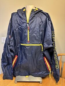 Vintage Tommy Hilfiger Blue Rain Jacket Windbreaker 90s Size XL