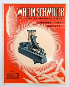 Whitin Machine Works “Catalog of Component Parts Automatic Bobbin Winder", 1949 - Picture 1 of 5