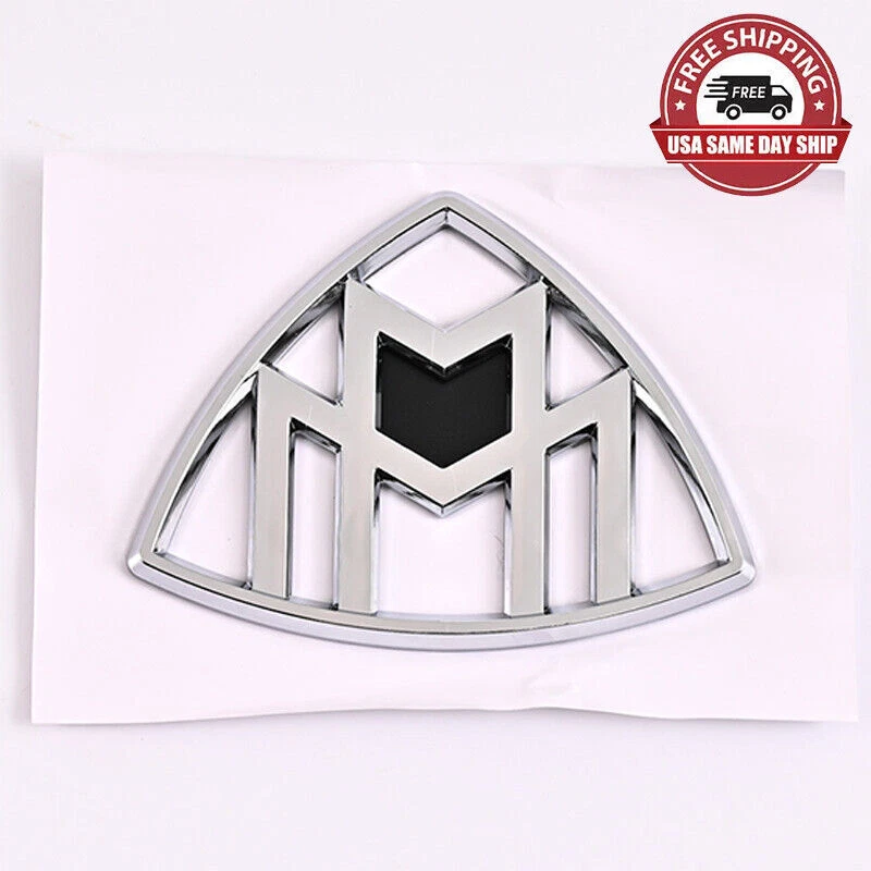 OESilve Maybach Emblem Rear Trunk Hatch vertical Badge For Benz S-Class W222 - Image 1 of 4