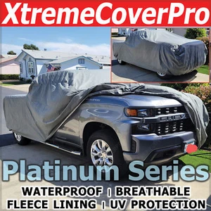 2007 2008 Chevy Silverado 3500HD Ext Cab 8ft Box Waterproof Truck Cover - Picture 1 of 11