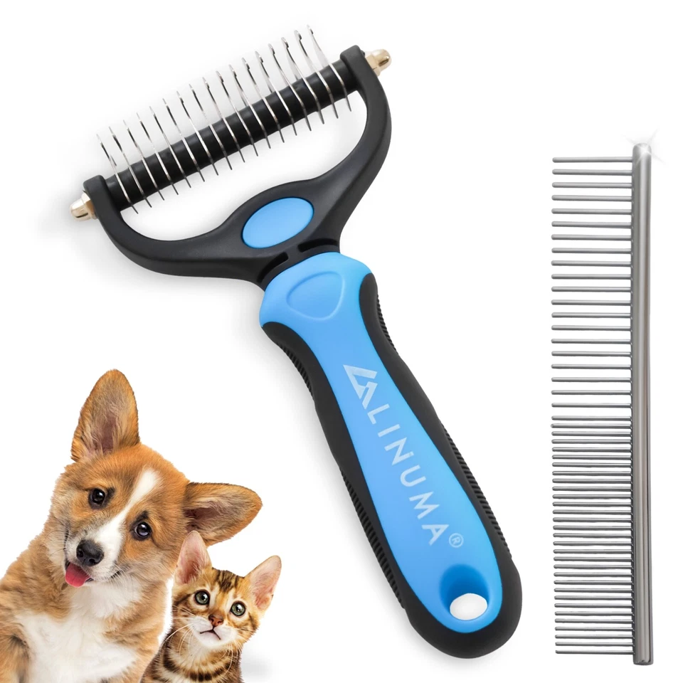 Undercoat Brush Dogs & Cats Long Hair Gently Removes Undercoat & Felting - Image 1 of 4