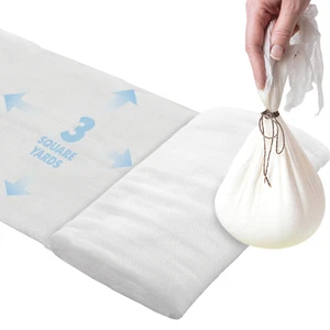 LOLA Cheesecloth, Reusable 100% Cotton Food Grade Lint-Free Fabric, 3 Sq. Yards - Picture 1 of 6