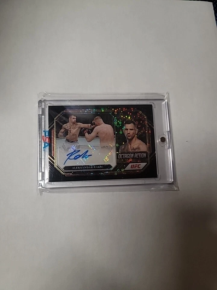 2023 Panini Select UFC Aleksandar Rakic #OA-ARK DISCO 1/1 - Image 1 of 1