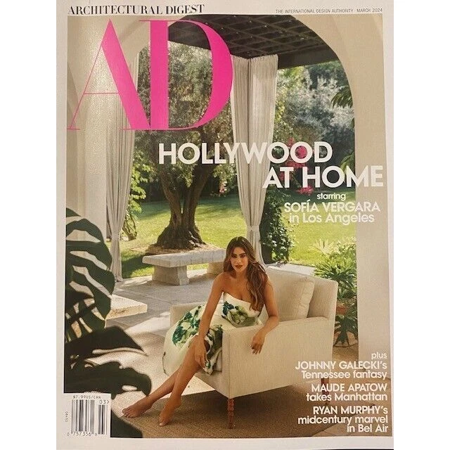 SOFIA VERGARA architectural digest RYAN MURPHY johnny galecki MAUDE APATOW - Image 1 of 1