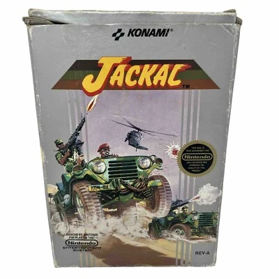 Jackal - Nintendo NES In Original Box & Video Games Cart Tested - No Manual - Image 1 of 4
