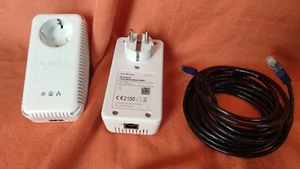 2 Devolo DLAN 200 AVplus MT2388  Powerline PowerLan Adapter Internet Strom - Bild 1 von 4