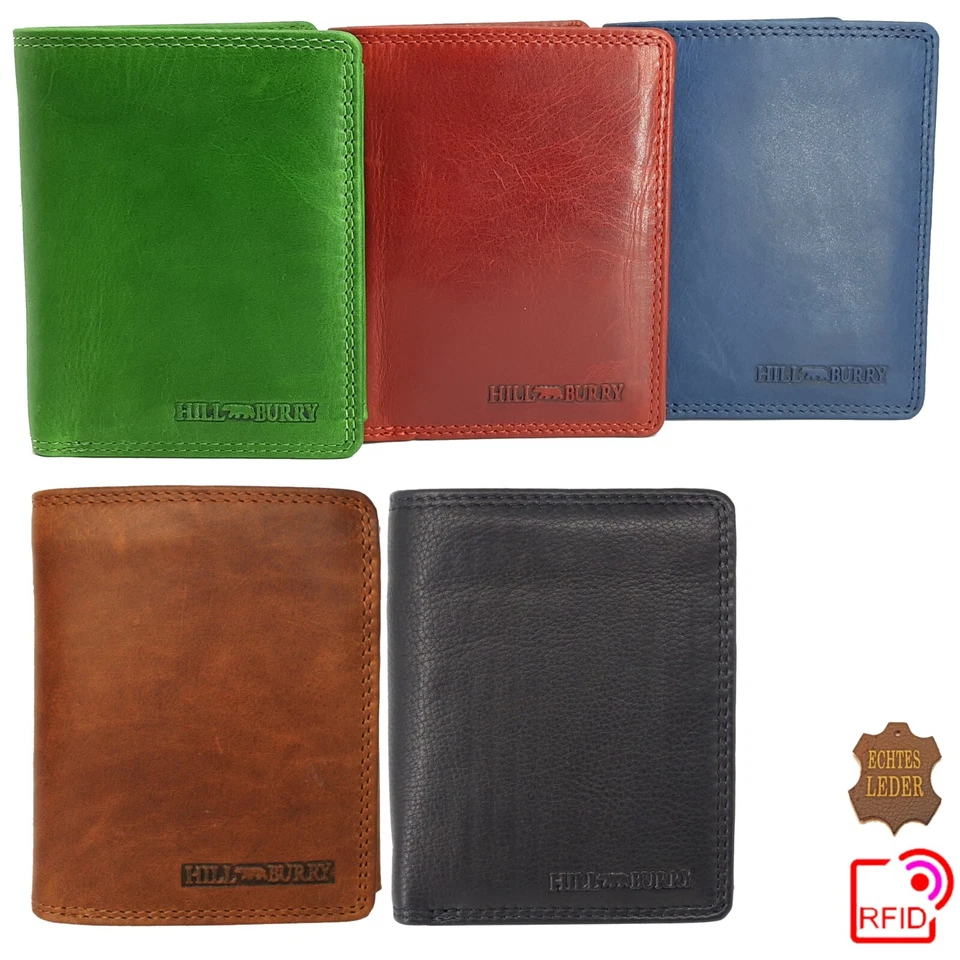 HÜTMANN RFID Hill Burry Geldbörse Geldbeutel Portemonnaie Leder Herren Damen neu