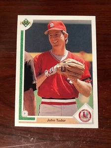 1991 Upper Deck #329 John Tudor Cardinals - Picture 1 of 2