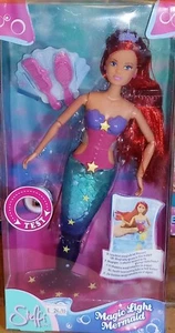 BAMBOLA STEFFI LOVE MAGIC LIGHT MERMAID CON I SUOI ACCESSORI LUMINOSA B - Foto 1 di 8