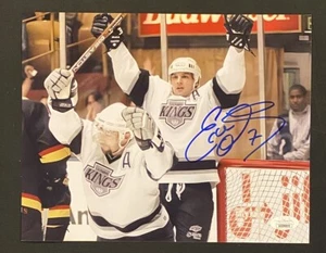 Eddie Olczyk Los Angeles Kings LA NHL Signed 8x10 Photo ~ JSA COA - Picture 1 of 5