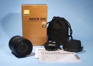 Nikon AF-S 16-85mm f/3.5-5.6G ED VR DX Lens * MINT & Boxed - Picture 1 of 8