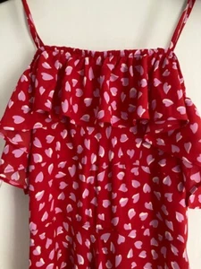 Women's Red Strappy Maxi Dress size XS - Picture 1 of 6
