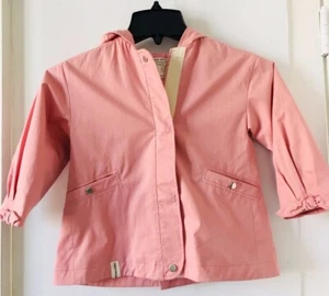 NWD ZARA Baby Girl Pink Parka Hood Printed Lining 3 4 YEARS O1311 READ - Picture 1 of 7