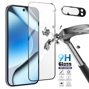 Per Google Pixel 10 Pro XL 9 Pro 9H Vetro Temperato Schermo + Cover Protezione Fotocamera - Foto 1 di 11