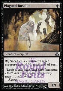 Plagued Rusalka 2x FOIL GPT MTG Guildpact poco común como nuevo negro - Imagen 1 de 1